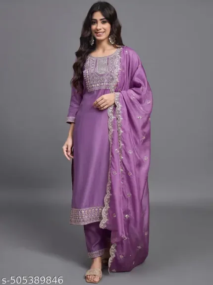 Yellow Cotton Suit for Women | Free Size (Fits M, L, XL) | Comfortable Ethnic Wear | Casual & Festive Outfit